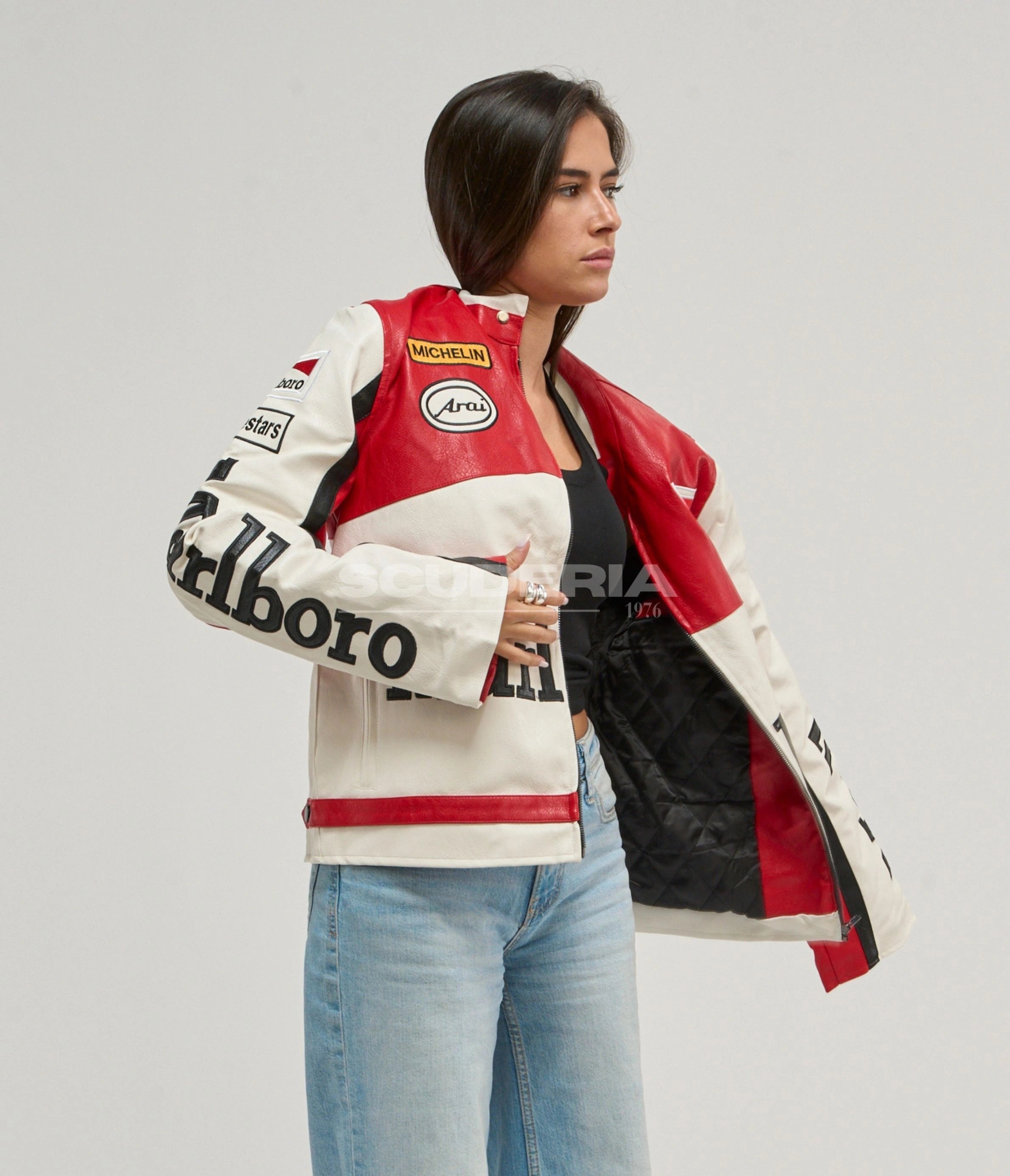 Marlboro Racing Leather Jacket - Classic Edition