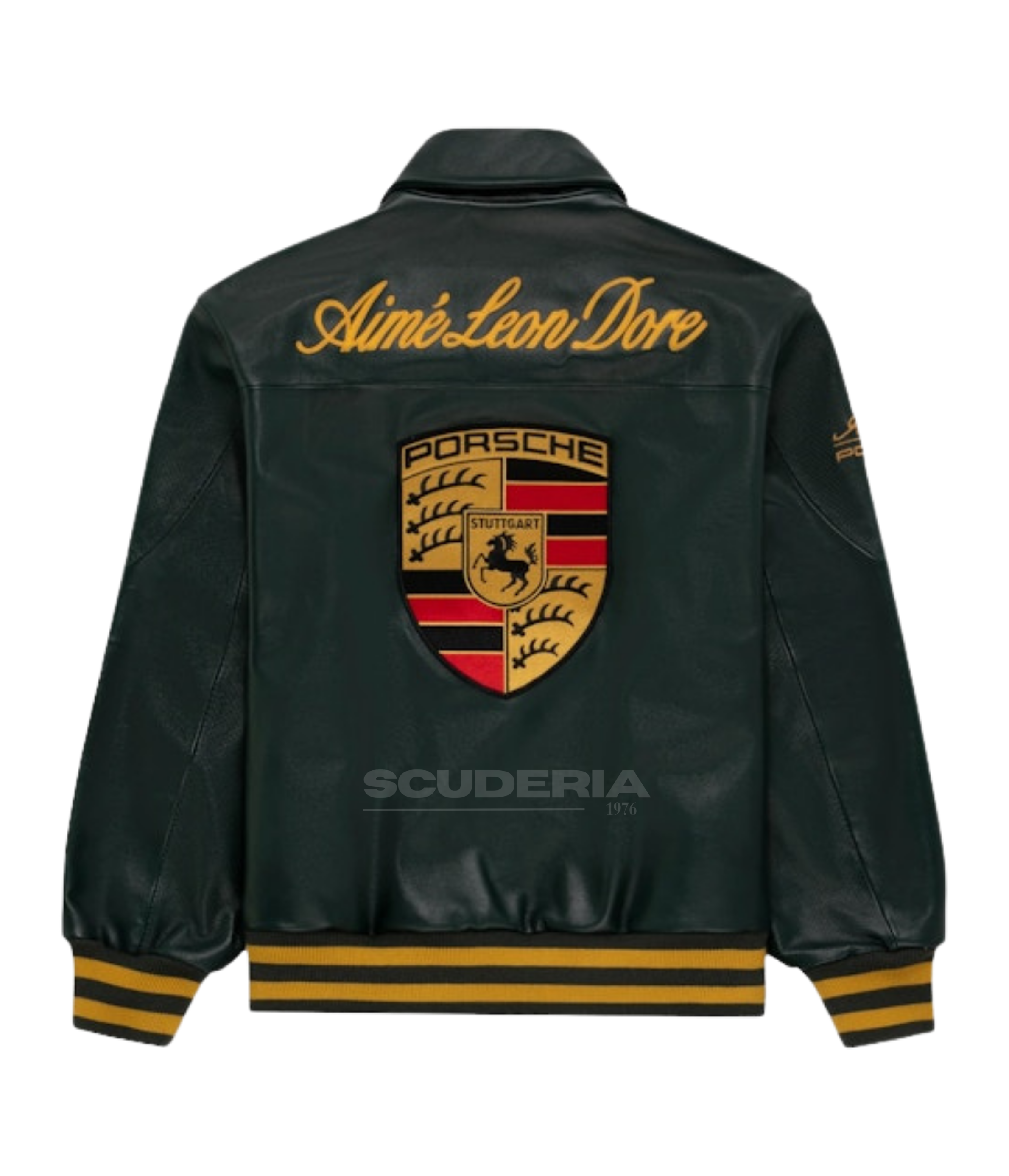 Aime Leon Dore x Porsche 993 Turbo Leather Club Jacket