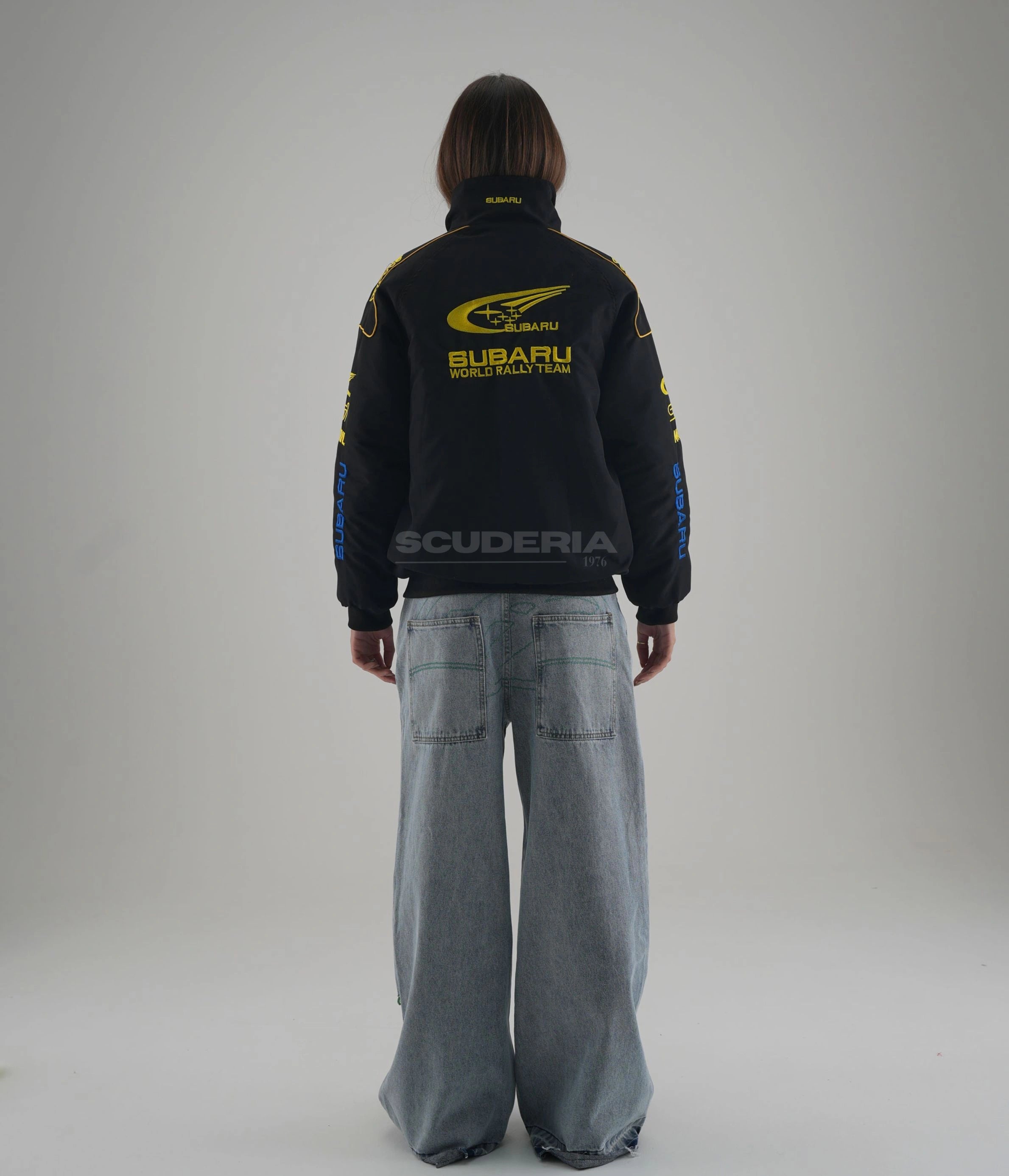 Subaru Rally Vintage Racing Jacket - Black Edition