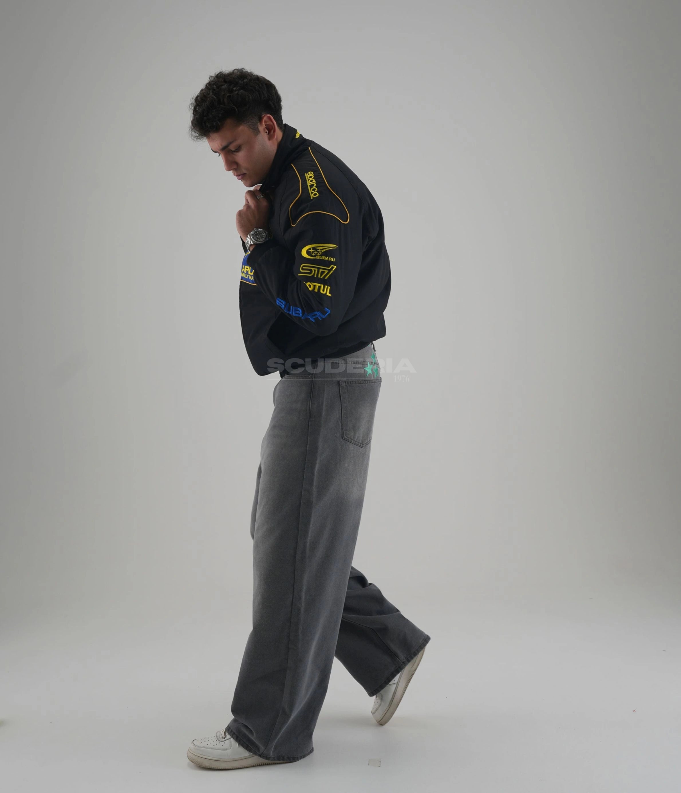 Subaru Rally Vintage Racing Jacket - Black Edition