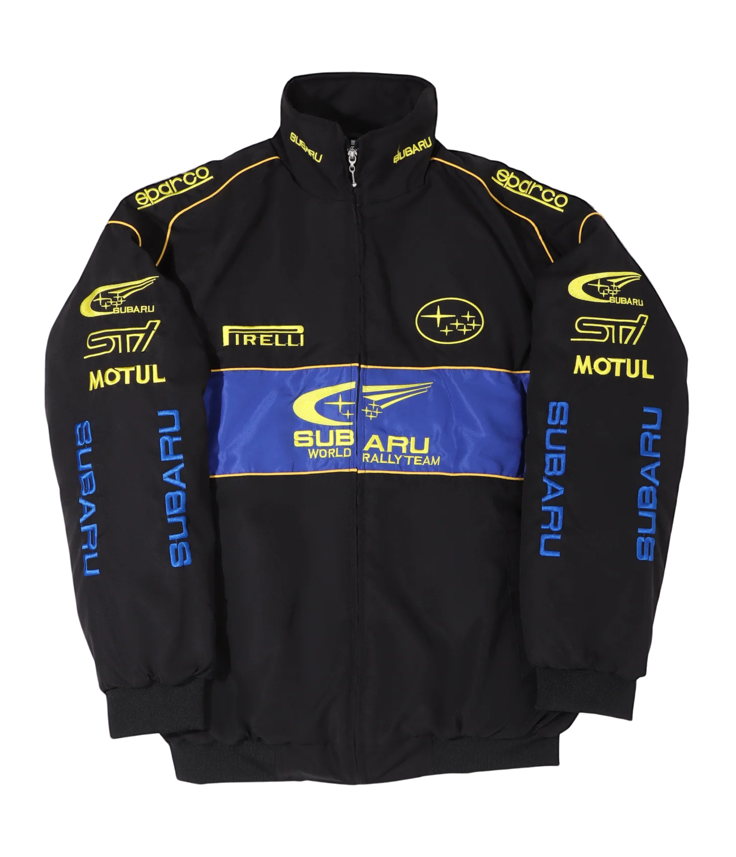 Subaru Rally Vintage Racing Jacket - Black Edition